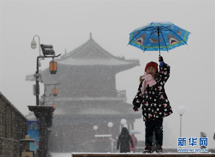 #(环境)(2)河北石家庄:正定古城赏雪