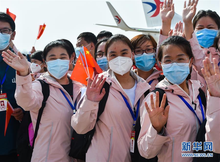 （聚焦疫情防控）（3）432名山西省援鄂医疗队队员返回太原
