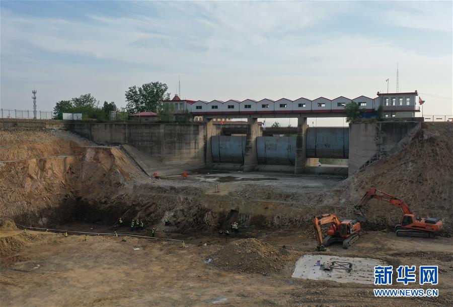 (社会)(3)秦皇岛:洋河水库除险加固工程施工正酣