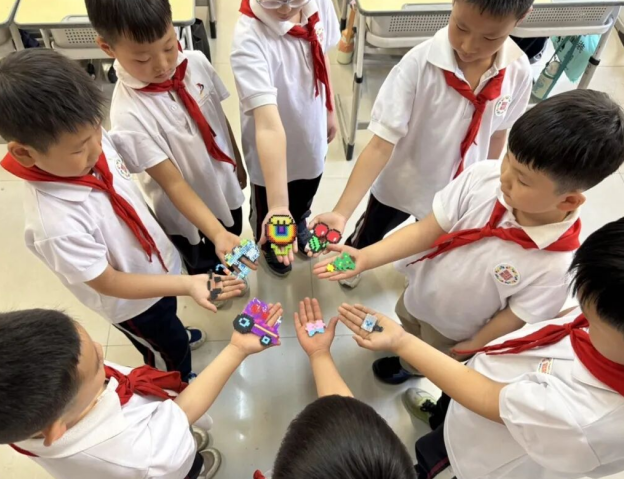 邯郸经开区实验小学“拼豆大作战”秀出童真精彩