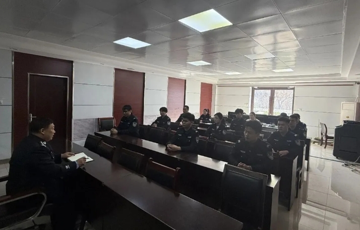 邯郸市肥乡区人民法院司法警察大队召开司法警务工作会议