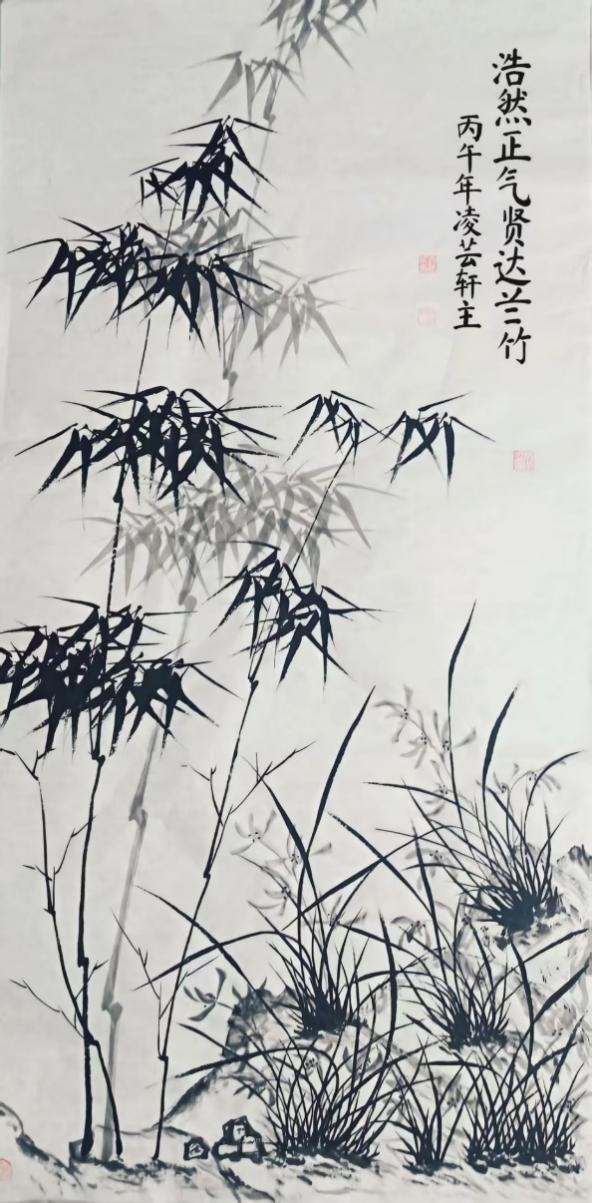 笔底清风 墨写竹魂——当代画家刘国建墨竹